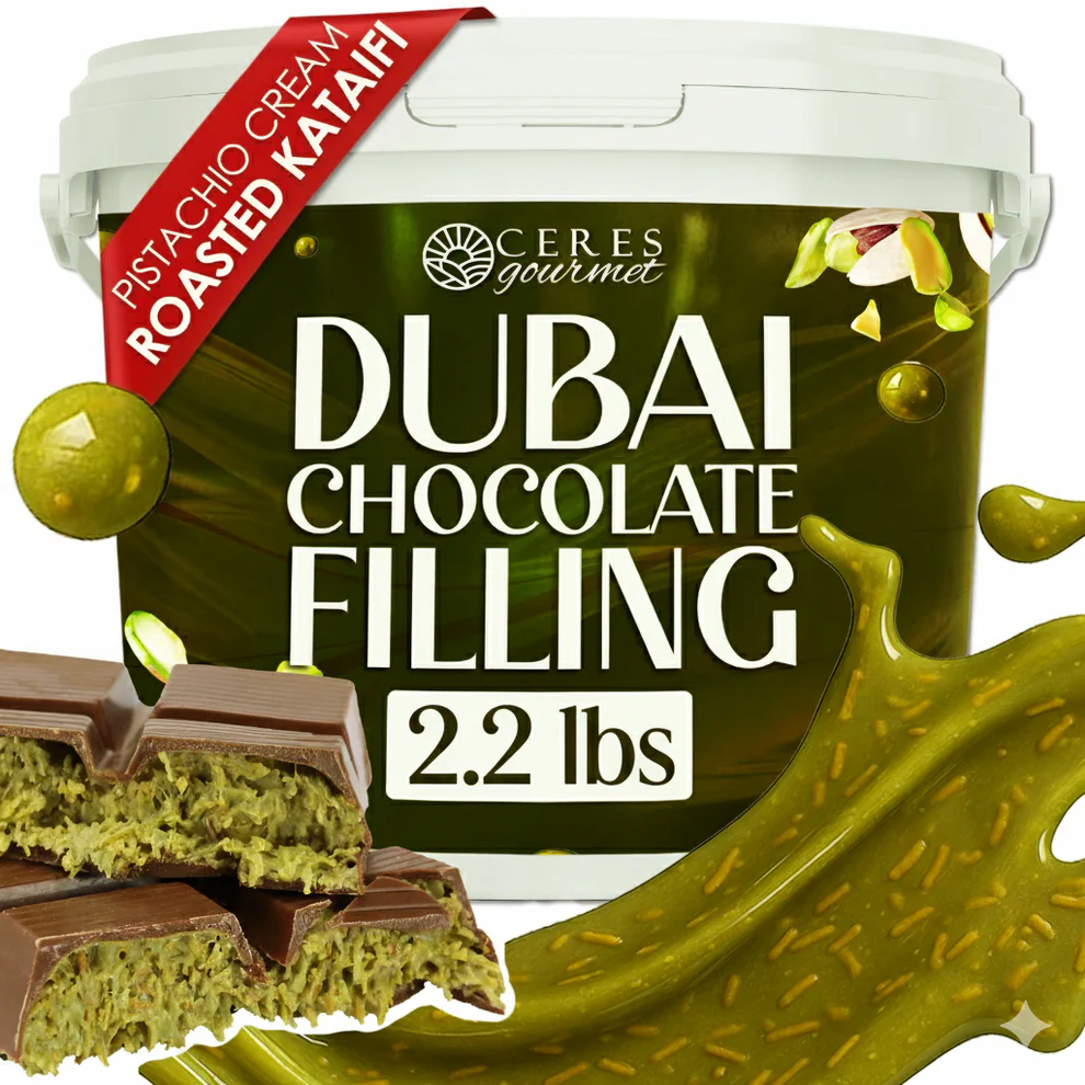 premium pistachio kataifi filling for dubai chocolate creations 2 2 lb and 6 6 lb ceres gourmet 161 dubaifilling 2lb iii (1)