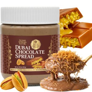 dubai chocolate spread with kataifi pistachio cream – 8.3oz