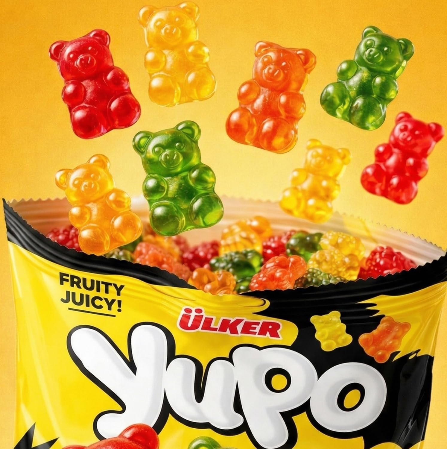 Ülker yupo gummy bears (24 pack) classic chewy fun on the go Ülker yupo gummy bears (24 pack) classic chewy fun on the go