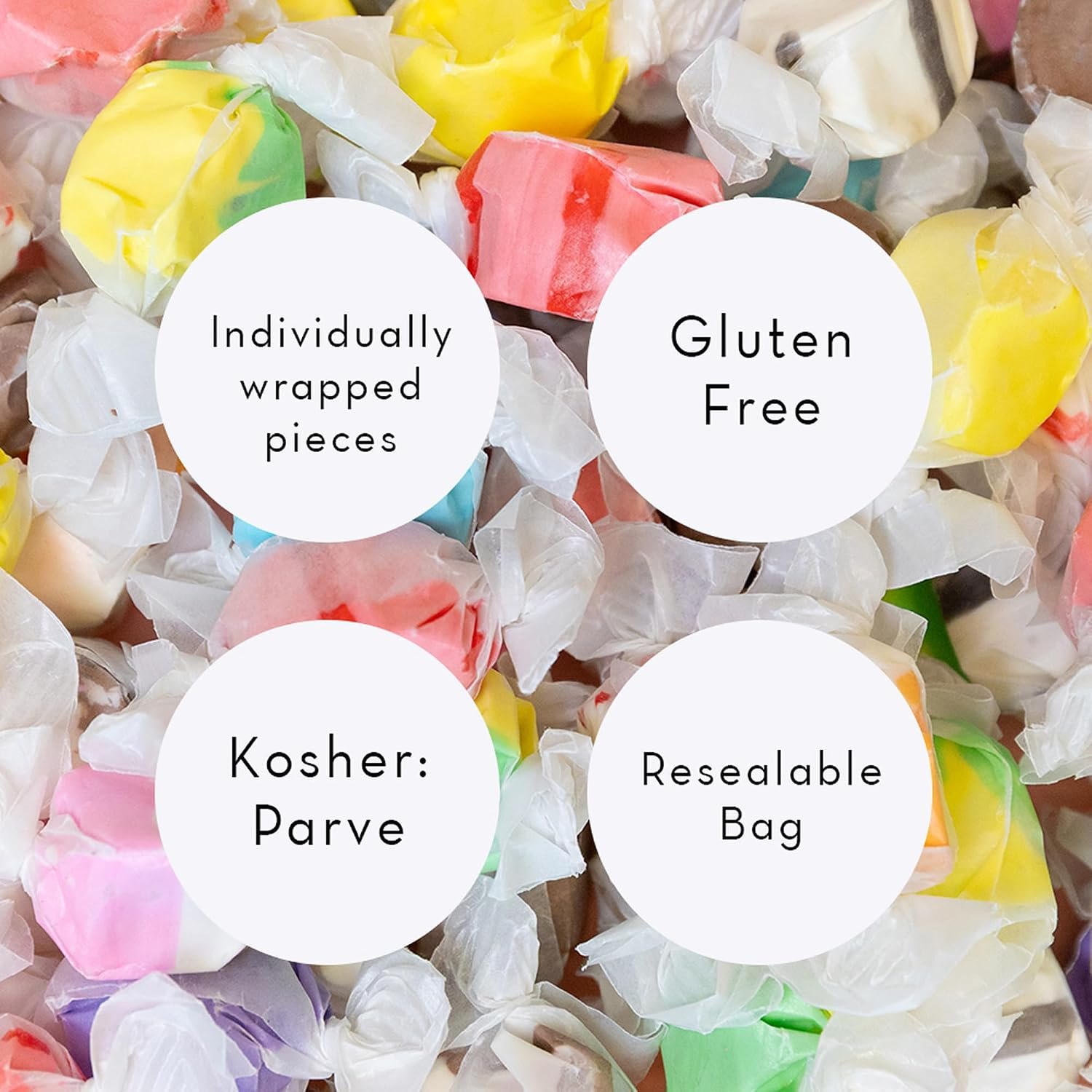 sweet candy company – gourmet salt water taffy variety pack (4) sweet candy company – gourmet salt water taffy variety pack (4)