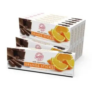 sweet candy – milk chocolate orange sticks (10.5 oz box) – iconic soft orange jelly covered in real milk chocolate (2)